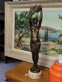 Bronze Art Deco Sculpture by A. Stella