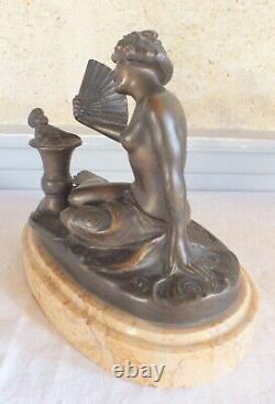 Bronze Art Deco Signed By Bousquet