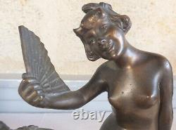 Bronze Art Deco Signed By Bousquet