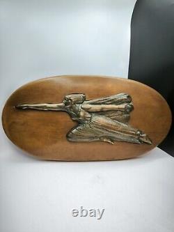 Bronze Art Deco Signed R. PAPA