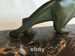 Bronze Art Deco Tiger Walking