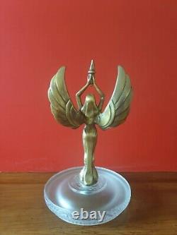 Bronze Art-Deco Woman with Wings
