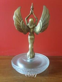 Bronze Art-Deco Woman with Wings