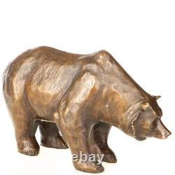 Bronze Bear Sculpture in Art Deco Style after Milo