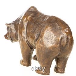 Bronze Bear Sculpture in Art Deco Style after Milo