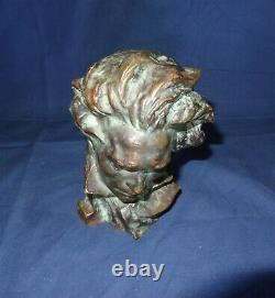 Bronze Beethoven Bust Pierre Le Faguays Sculpture Max Le Verrier