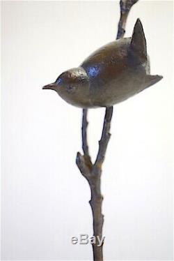 Bronze Bird Signed Susse Brother Art Deco Becquerel 1930