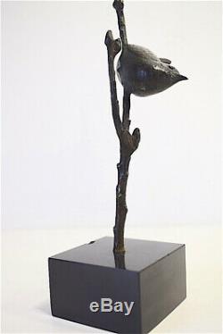 Bronze Bird Signed Susse Brother Art Deco Becquerel 1930