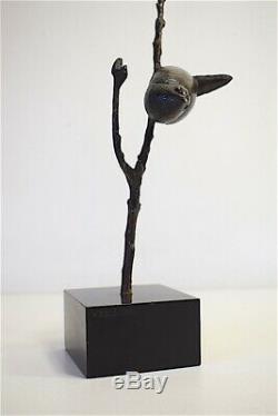 Bronze Bird Signed Susse Brother Art Deco Becquerel 1930