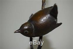 Bronze Bird Signed Susse Brother Art Deco Becquerel 1930