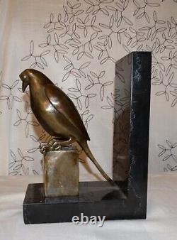 Bronze Book Holder. Falcon. Art Deco Skulptur Bookends