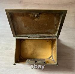 Bronze Box Jewelry Case All-Sided Decor Medieval Knight Theme