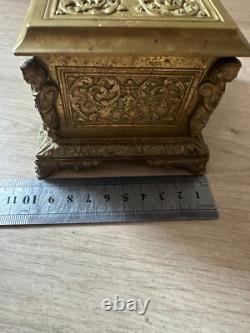 Bronze Box Jewelry Case All-Sided Decor Medieval Knight Theme