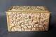 Bronze Box Jewelry Case All-sides Decor Hunting Theme
