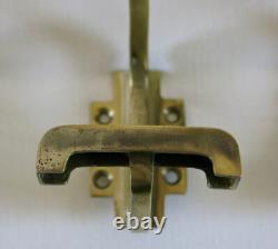 Bronze Coat Hooks, 5 Antique Bronze and Brass Coat Hooks, Art Deco Coat Rack