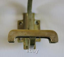 Bronze Coat Hooks, 5 Antique Bronze and Brass Coat Hooks, Art Deco Coat Rack