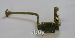 Bronze Coat Hooks, 5 Antique Bronze and Brass Coat Hooks, Art Deco Coat Rack