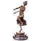 Bronze Dancer Sculpture Art Deco After Claire Colinet