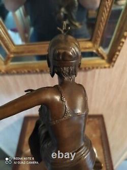 Bronze Dancer Statuette Art Deco Style From Chiparus Paris