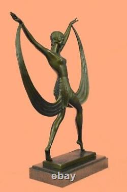 Bronze Deal Sculpture Sale Statue Art Deco Tape Dancer Font Decorativ