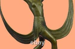 Bronze Deal Sculpture Sale Statue Art Deco Tape Dancer Font Decorativ