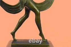 Bronze Deal Sculpture Sale Statue Art Deco Tape Dancer Font Decorativ