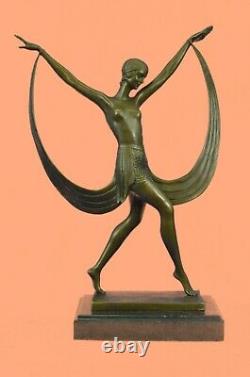 Bronze Deal Sculpture Sale Statue Art Deco Tape Dancer Font Decorativ