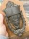 Bronze Door Knocker Woman's Head Art Nouveau 19th Century Art Deco Door Hammer