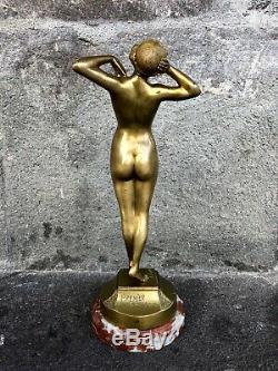 Bronze Female Prime Frisson Oury Louis (1867-1940)