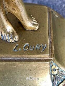 Bronze Female Prime Frisson Oury Louis (1867-1940)