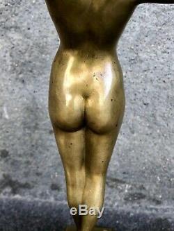 Bronze Female Prime Frisson Oury Louis (1867-1940)