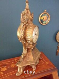 Bronze Louis XV Cartel Pendule Height 440mm