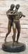 Bronze Male Bodybuilder Muscular Art Deco Figurine Sale