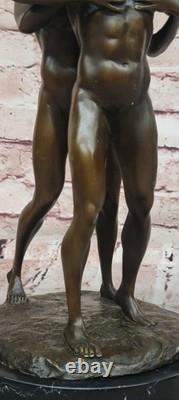 Bronze Male Bodybuilder Muscular Art Deco Figurine Sale