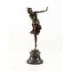 Bronze Marble Art Deco Statue Sculpture Woman Dancer Indou Dcdc-10