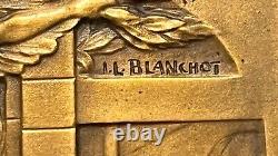 Bronze Medal Art Deco & Art Nouveau Ecole Militaire Saint-Cyr BLANCHOT