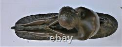 Bronze Nude Art-deco Signed Joseph Cormier 1869-1950 Susse Lost Wax Cast