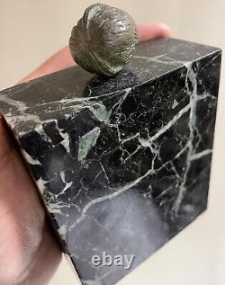 'Bronze Nuts Modern Sculpture Art Deco Marble Contemporary Art Design'