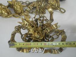 Bronze Or Brass Hanging Gold For Luminaire Vasque Art Nouveau Or Deco
