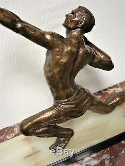 Bronze Or Regulates Period Art Deco Jean De Roncourt Or Carlier Bouraine, Darny