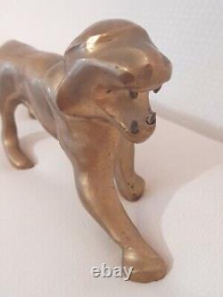 Bronze Panthers Art Deco 24 X 11 CM