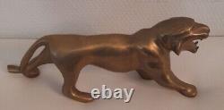 Bronze Panthers Art Deco 24 X 11 CM