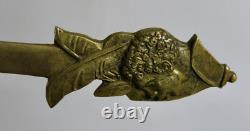Bronze Paperweight, Art Deco, Paul & Virginie by Domingue, signed head