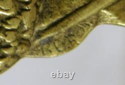 Bronze Paperweight, Art Deco, Paul & Virginie by Domingue, signed head