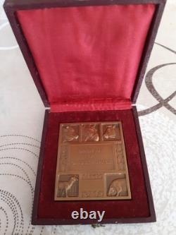 Bronze Plaque Art Deco - Sculptor Pierre-Alexandre Morlon