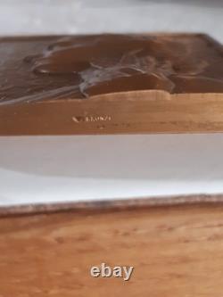 Bronze Plaque Art Deco - Sculptor Pierre-Alexandre Morlon