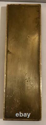Bronze Plaque Medal The Bather By Turin Art Deco New Woman