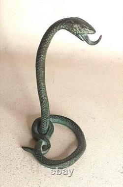 Bronze Pocket Watch Case Cobra Edgar Brandt 1920s