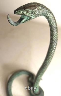 Bronze Pocket Watch Case Cobra Edgar Brandt 1920s