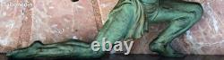 Bronze Sculpture 1920-1930 Art Deco Jean de Roncourt